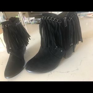 Fringe Ankle Booties